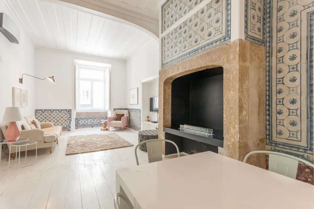 Image 1 of Baixa Tile Blue Two-Bedroom Apartment – by LU Holidays